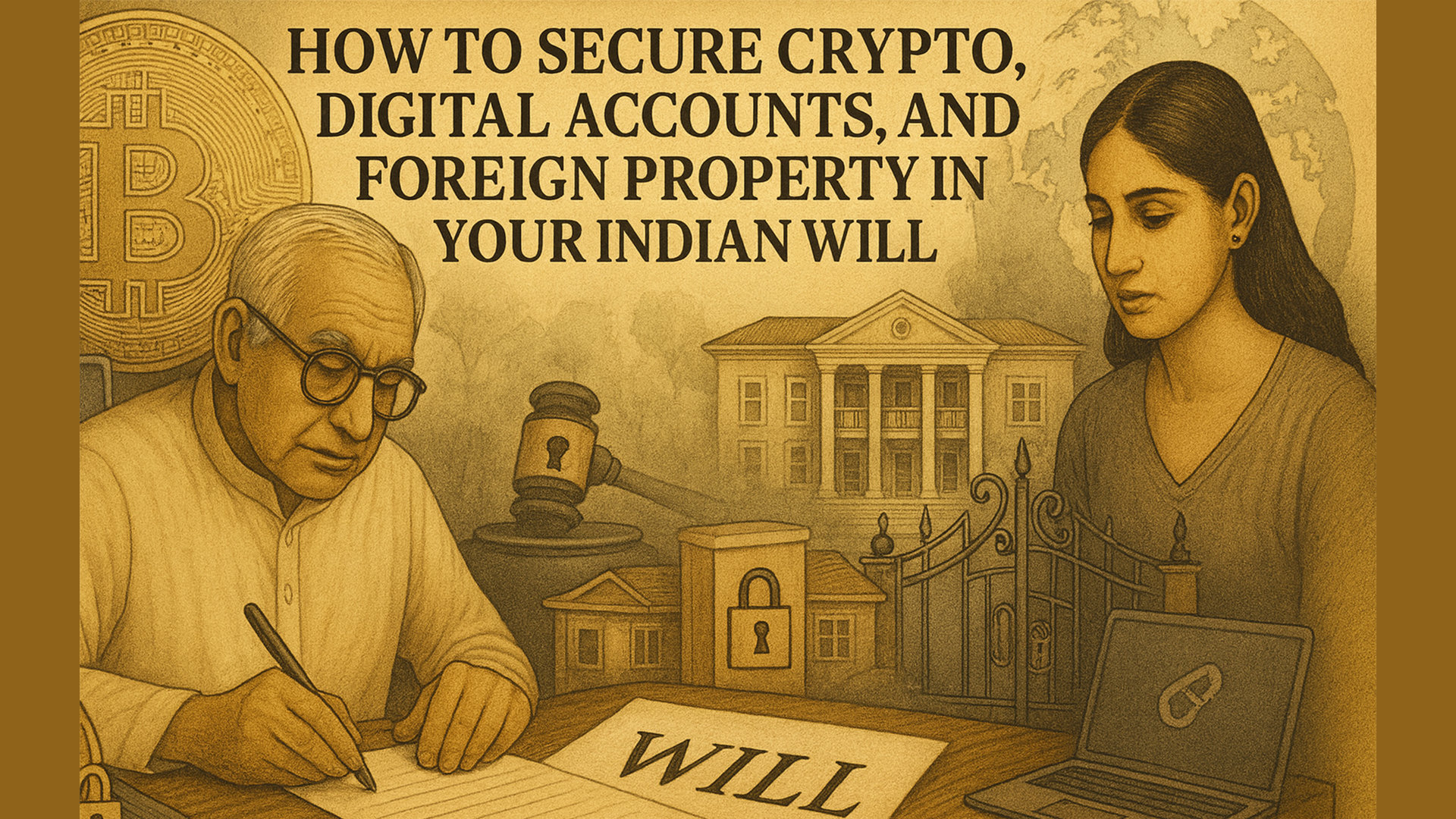How to Secure Crypto, Digital Accounts, and Foreign Property in Your Indian Will
