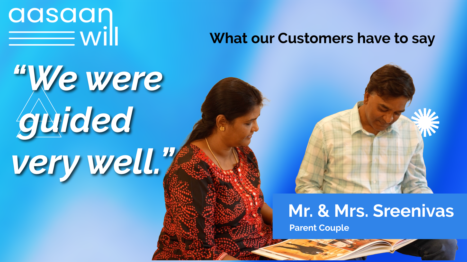 Sreenivas's testimonial