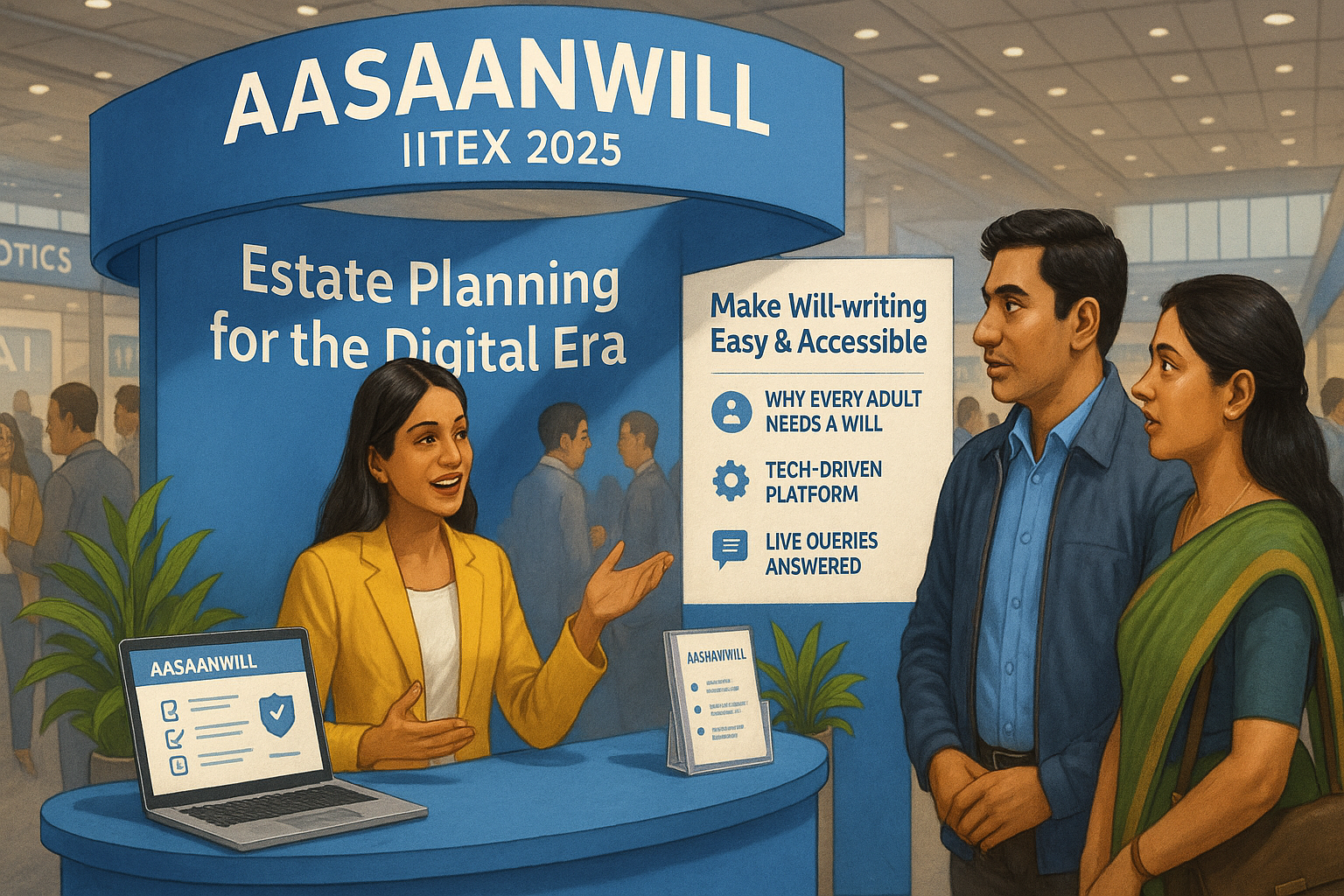 AasaanWill at IITEX 2025: Where Innovation Meets Impact